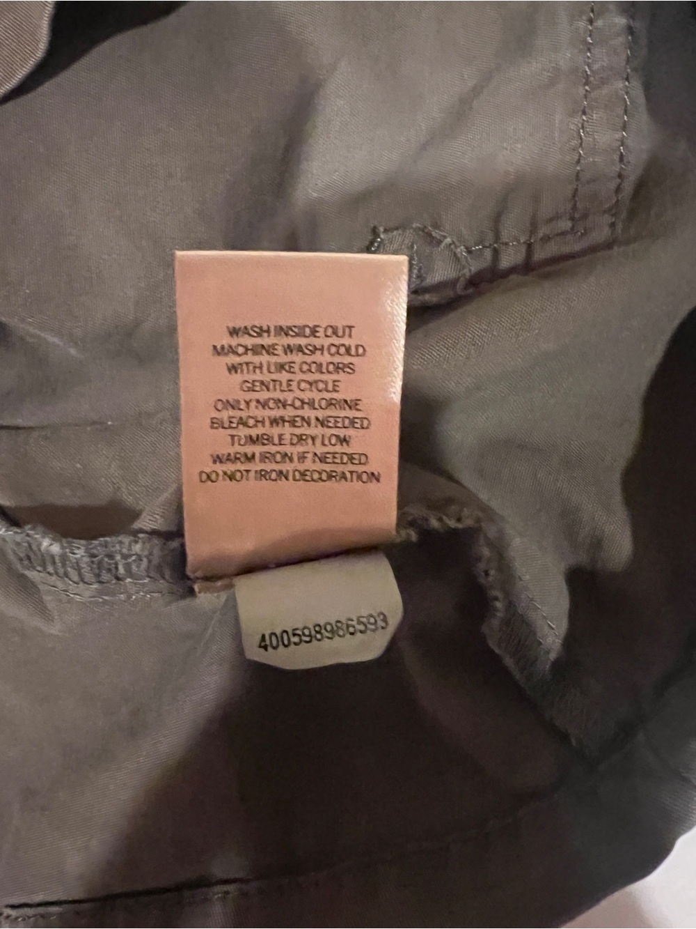 Sonoma Utility Jacket Women’s Olive Green Floral Bird Embroidered Zip-up Boho L - Picture 11 of 14